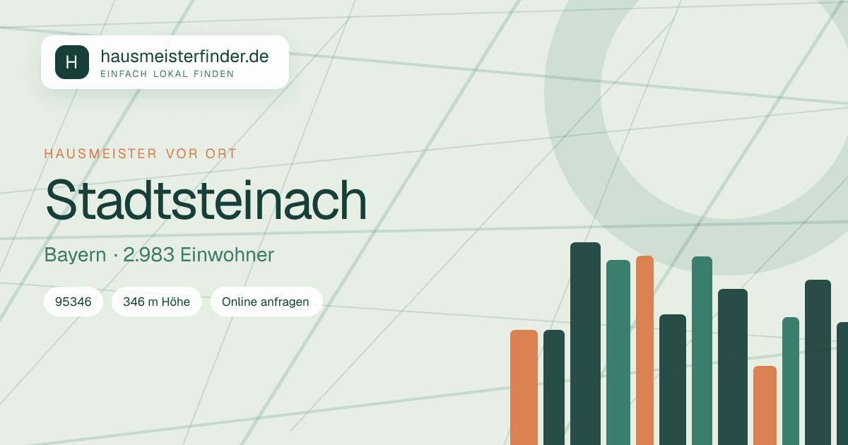 Stadtprofil für Hausmeisterservice in Stadtsteinach
