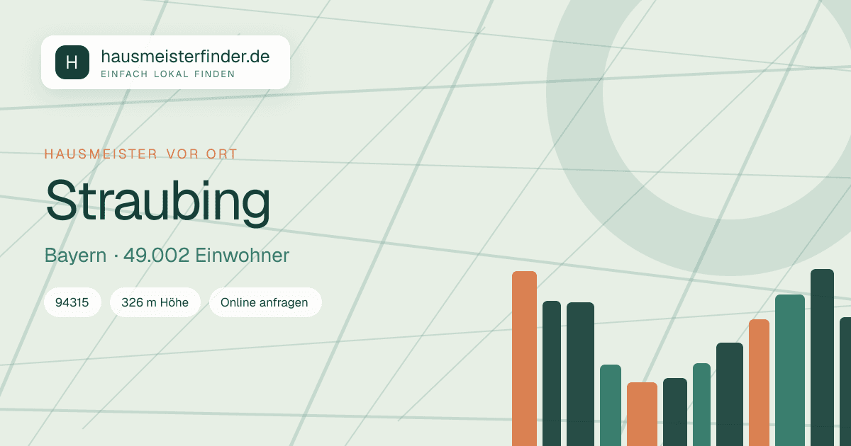 Stadtprofil für Hausmeisterservice in Straubing
