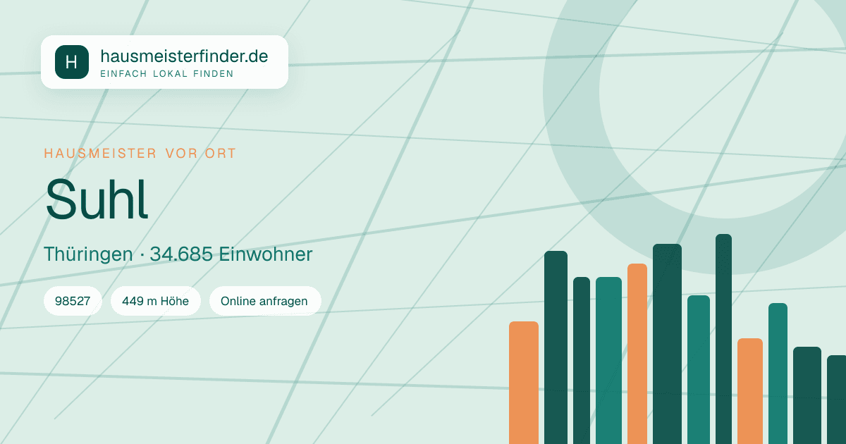 Stadtprofil für Hausmeisterservice in Suhl