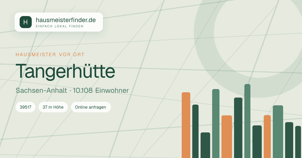 Stadtprofil für Hausmeisterservice in Tangerhütte