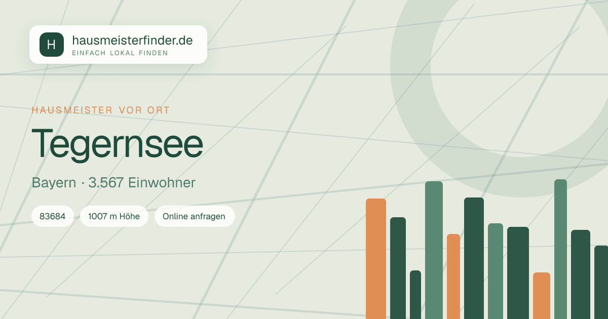 Stadtprofil für Hausmeisterservice in Tegernsee