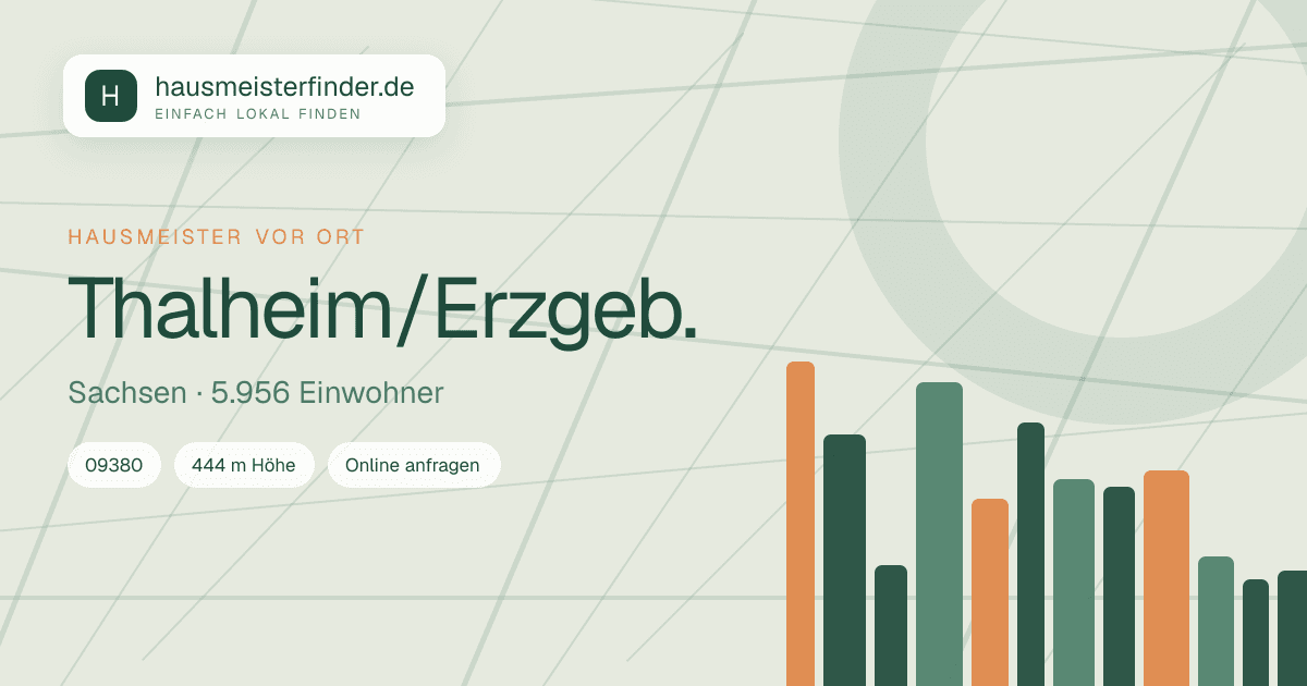 Stadtprofil für Hausmeisterservice in Thalheim/Erzgeb.