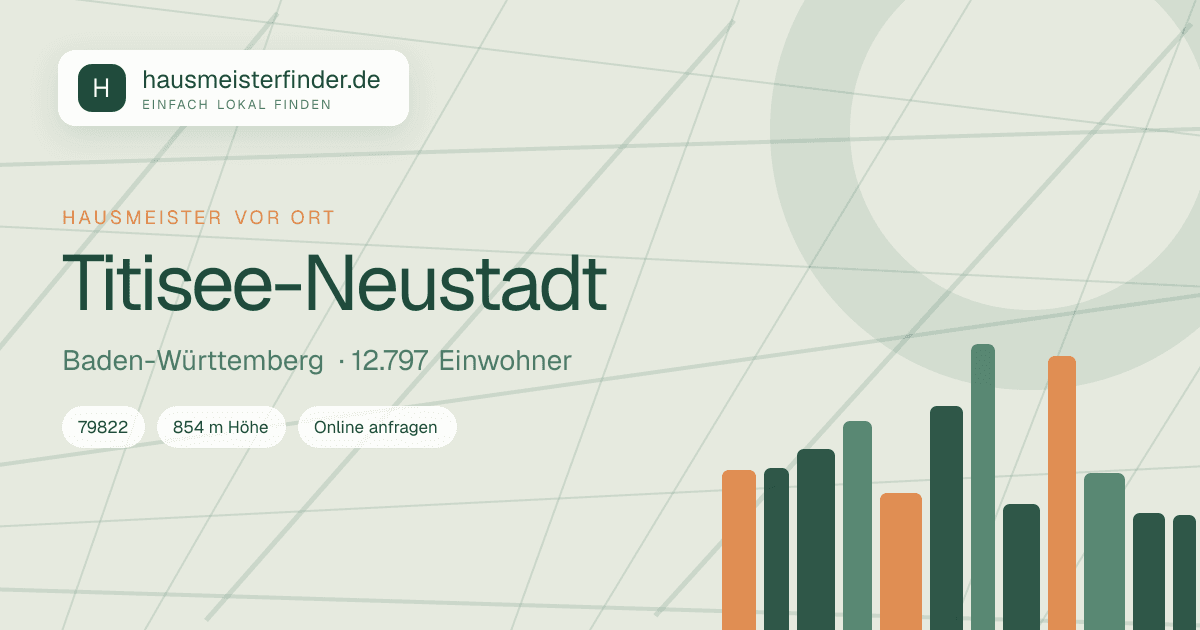 Stadtprofil für Hausmeisterservice in Titisee-Neustadt