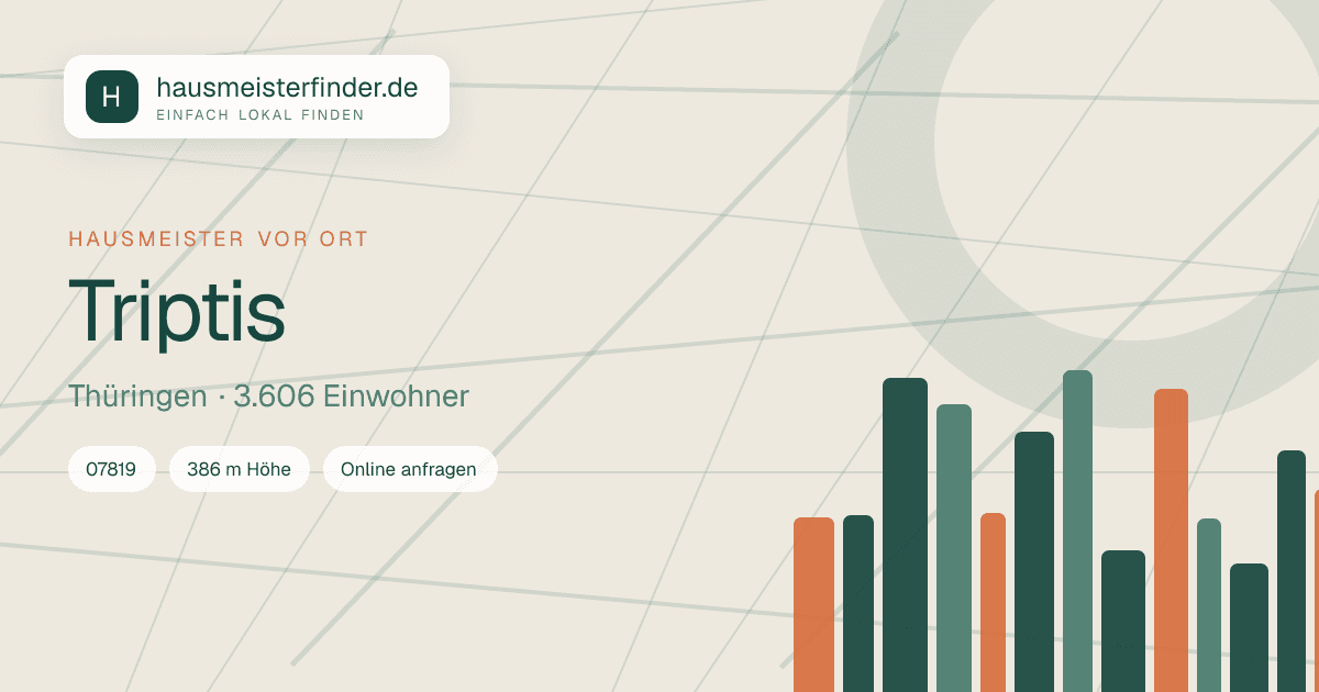 Stadtprofil für Hausmeisterservice in Triptis