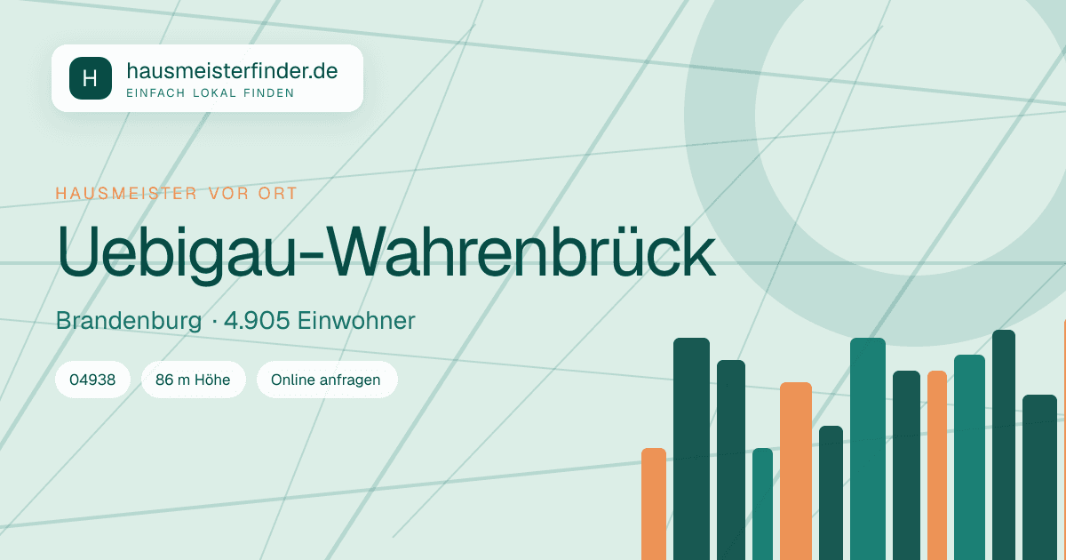 Stadtprofil für Hausmeisterservice in Uebigau-Wahrenbrück