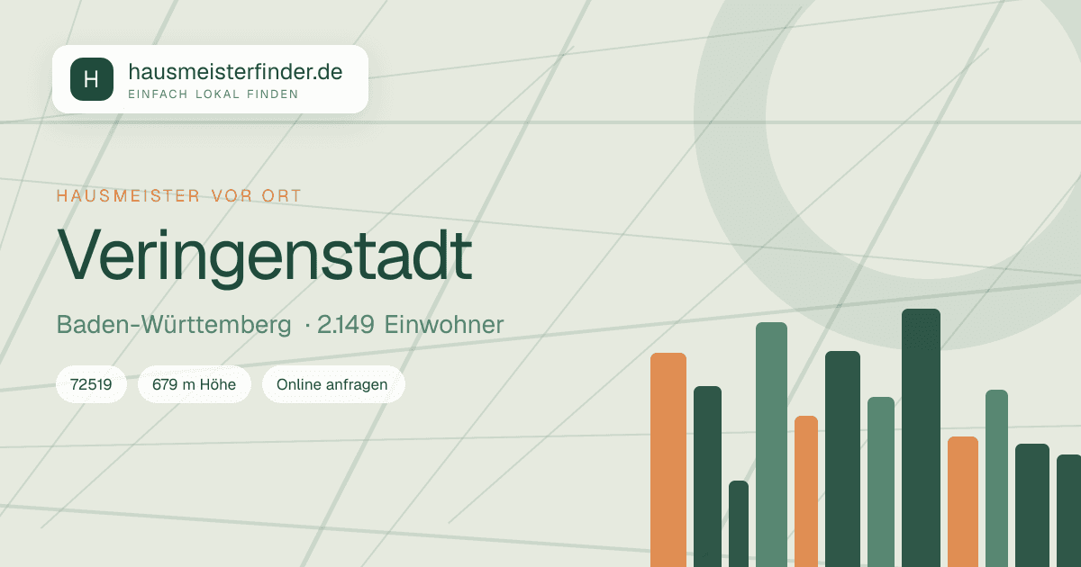 Stadtprofil für Hausmeisterservice in Veringenstadt