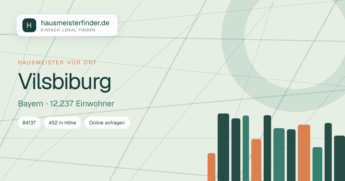 Stadtprofil für Hausmeisterservice in Vilsbiburg