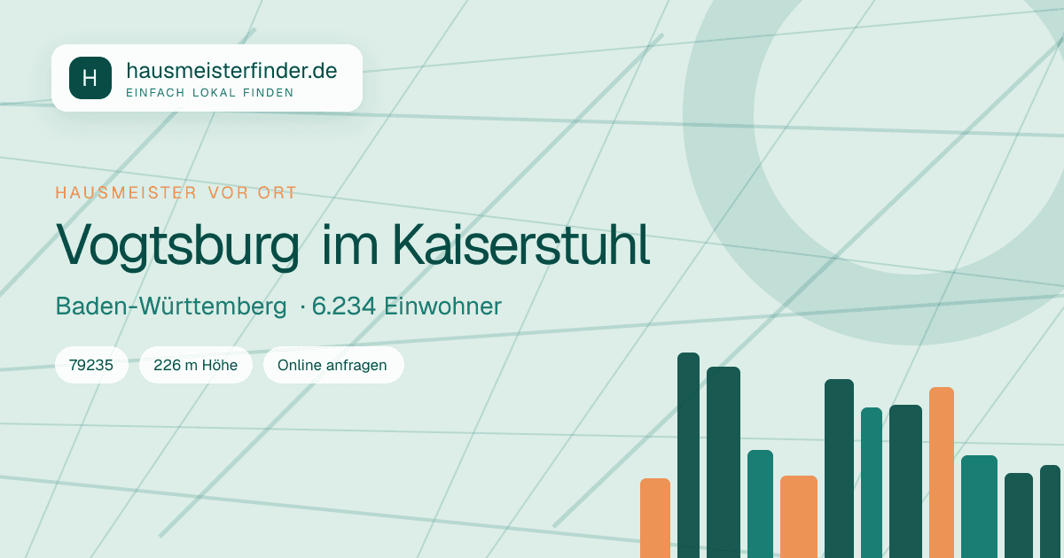 Stadtprofil für Hausmeisterservice in Vogtsburg im Kaiserstuhl