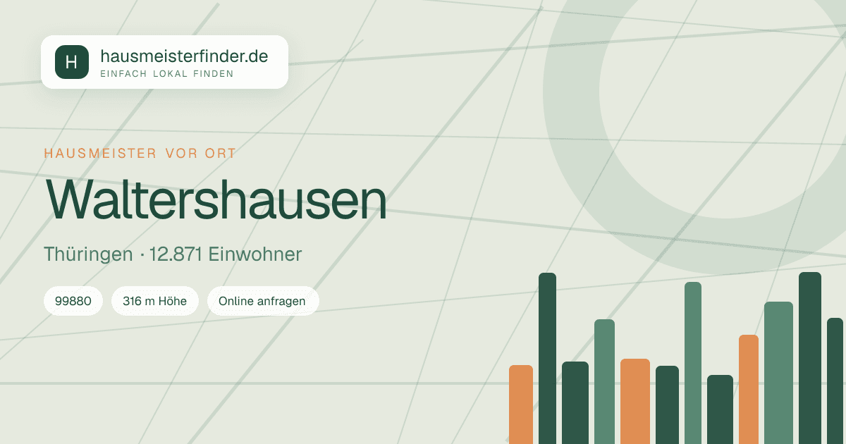Stadtprofil für Hausmeisterservice in Waltershausen