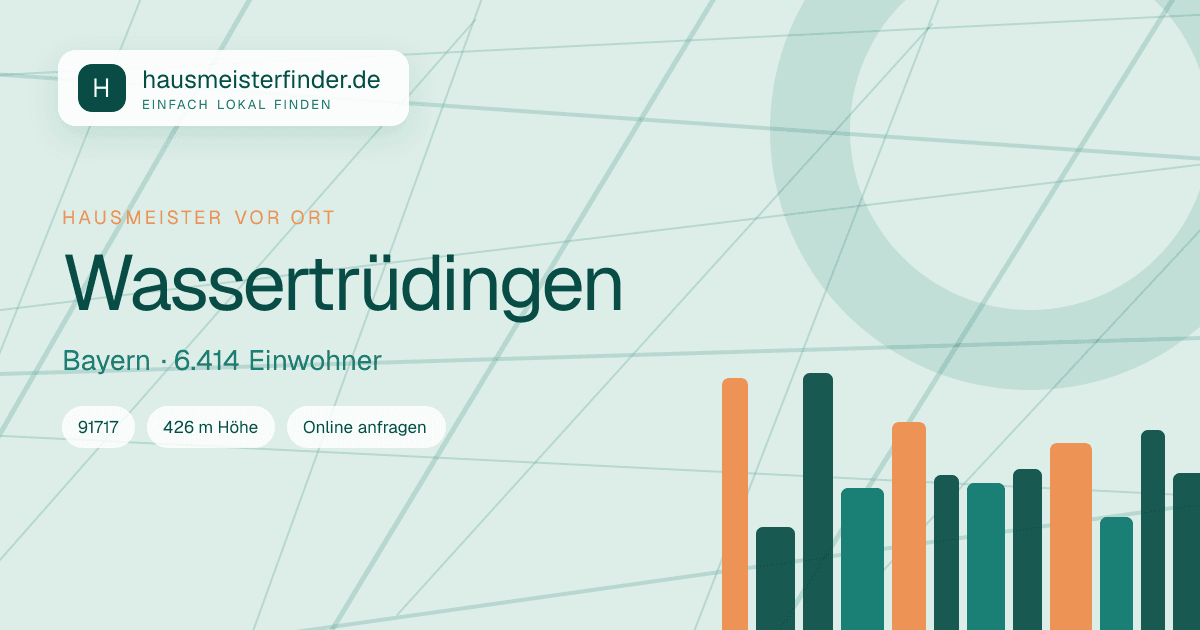 Stadtprofil für Hausmeisterservice in Wassertrüdingen