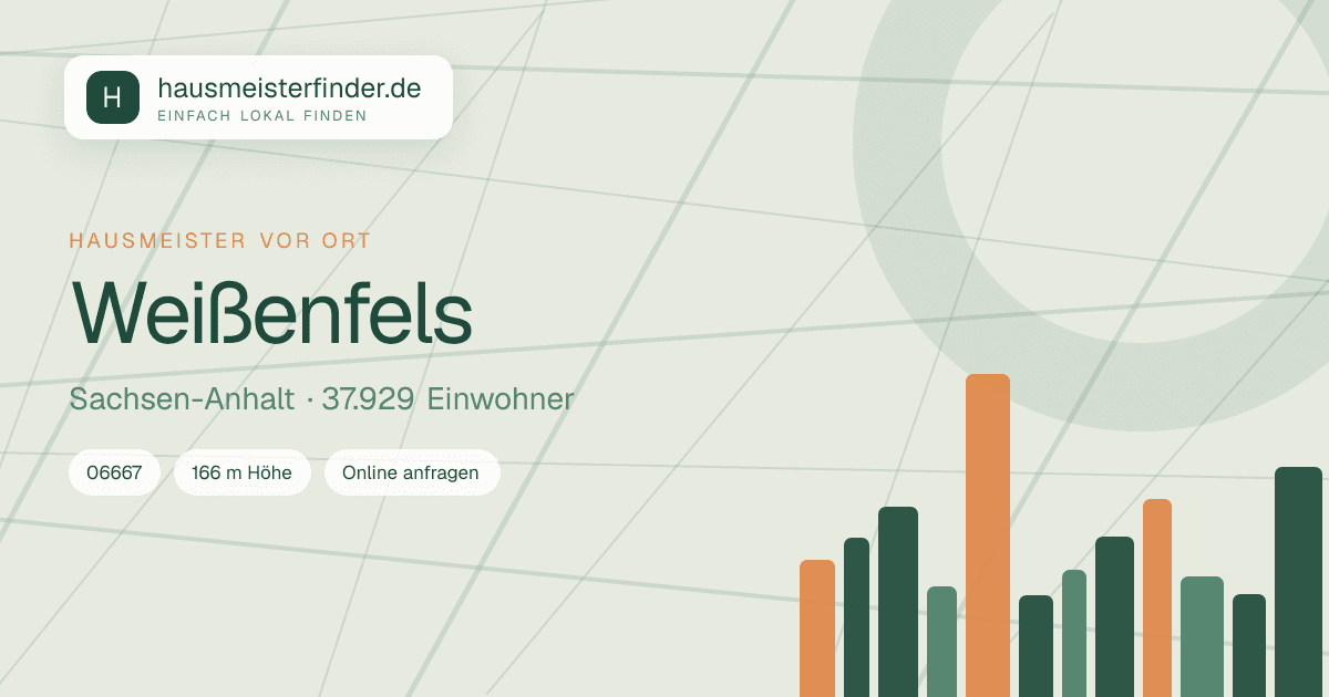 Stadtprofil für Hausmeisterservice in Weißenfels