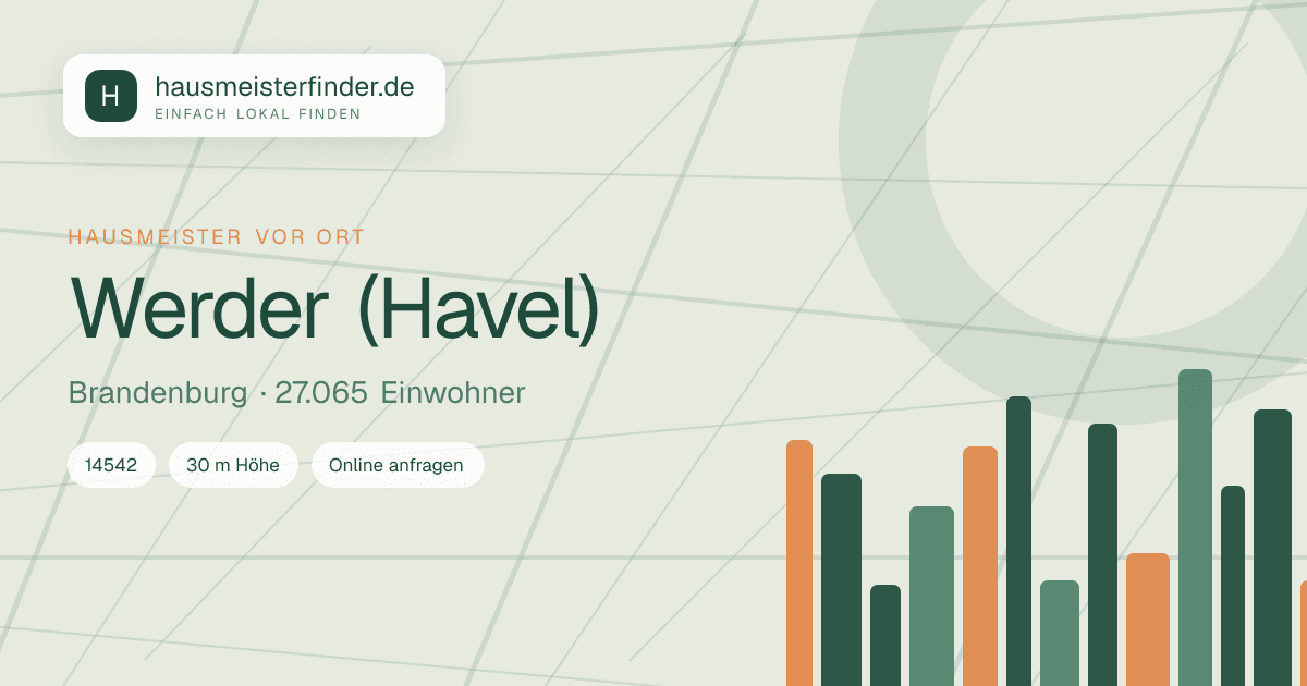 Stadtprofil für Hausmeisterservice in Werder (Havel)