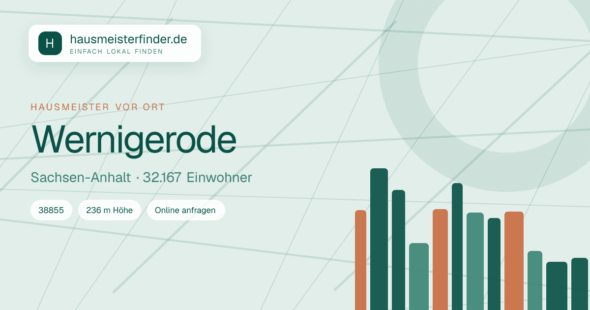 Stadtprofil für Hausmeisterservice in Wernigerode