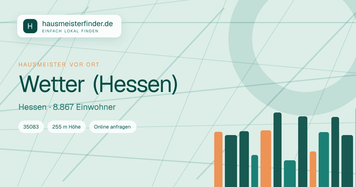 Stadtprofil für Hausmeisterservice in Wetter (Hessen)