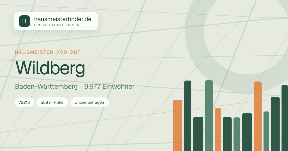 Stadtprofil für Hausmeisterservice in Wildberg