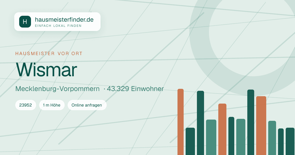 Stadtprofil für Hausmeisterservice in Wismar