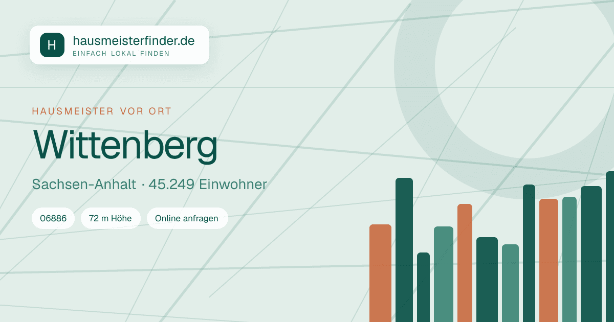 Stadtprofil für Hausmeisterservice in Wittenberg