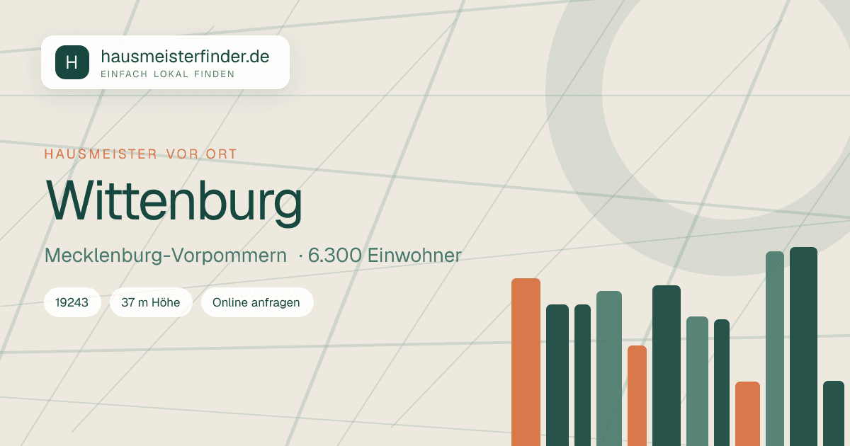 Stadtprofil für Hausmeisterservice in Wittenburg