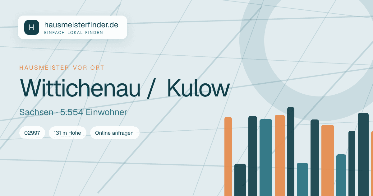 Stadtprofil für Hausmeisterservice in Wittichenau / Kulow