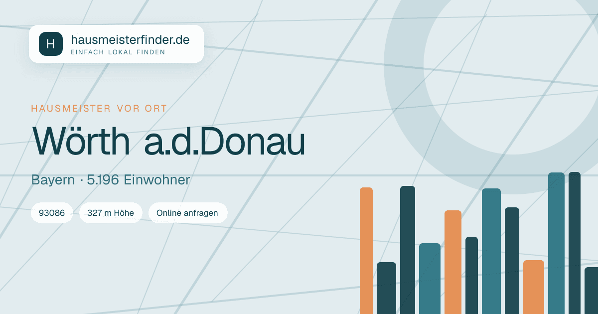 Stadtprofil für Hausmeisterservice in Wörth a.d.Donau