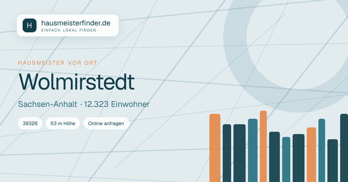 Stadtprofil für Hausmeisterservice in Wolmirstedt