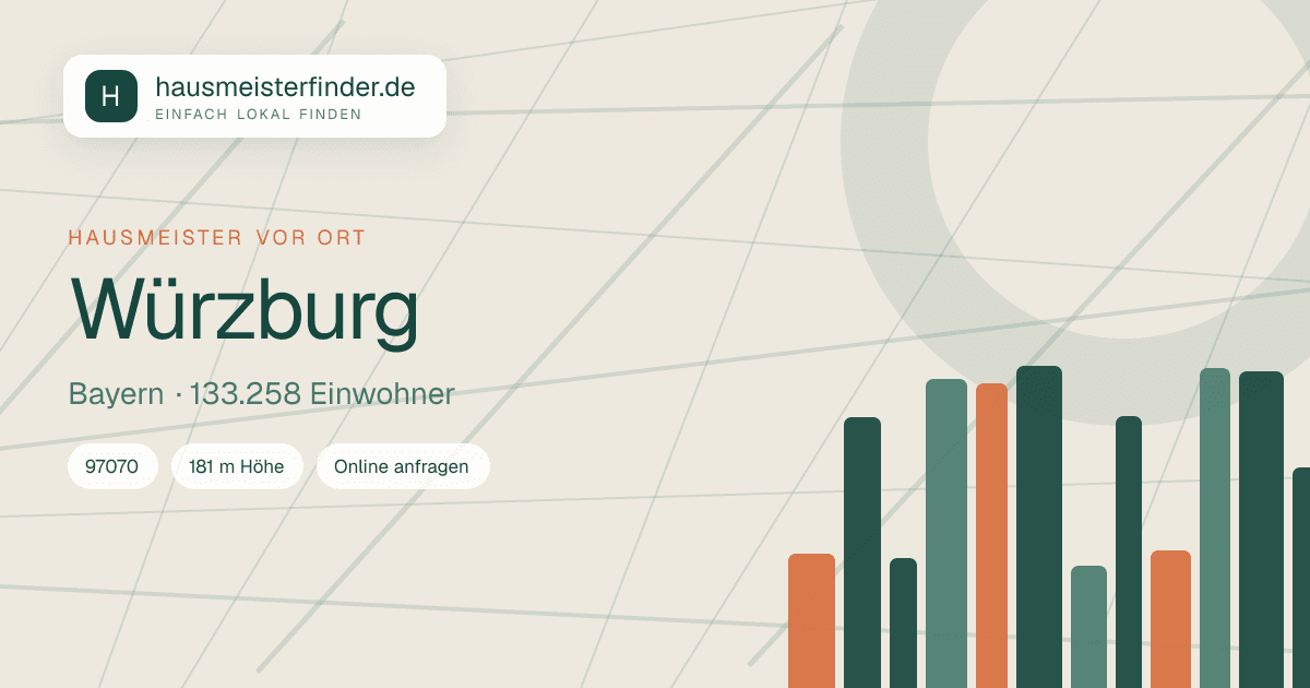 Stadtprofil für Hausmeisterservice in Würzburg