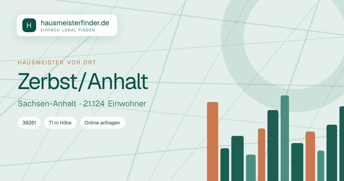 Stadtprofil für Hausmeisterservice in Zerbst/Anhalt